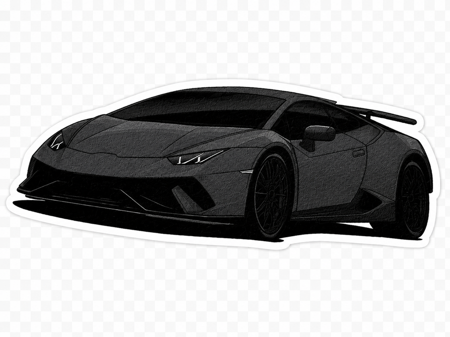 Lamborghini Huracán Midnight Shadow Rug